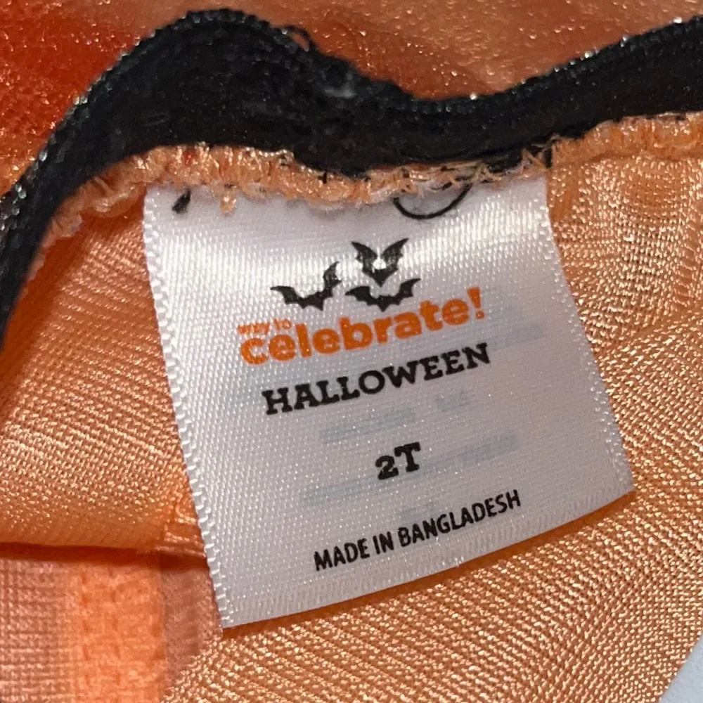 Elastic Waist Skirts with Tulle Set of 2 Orange Skirt & White Metallic Stripe 2T